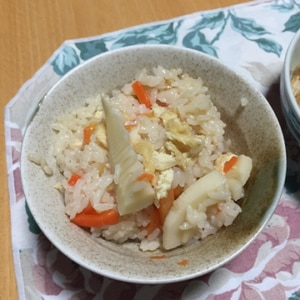 炊飯器におまかせ♪簡単たけのこご飯